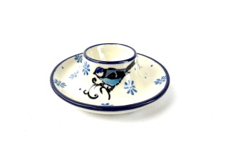 145 Bunzlau eierdop laag 1997X 145 Bunzlau Eierdopjes laag